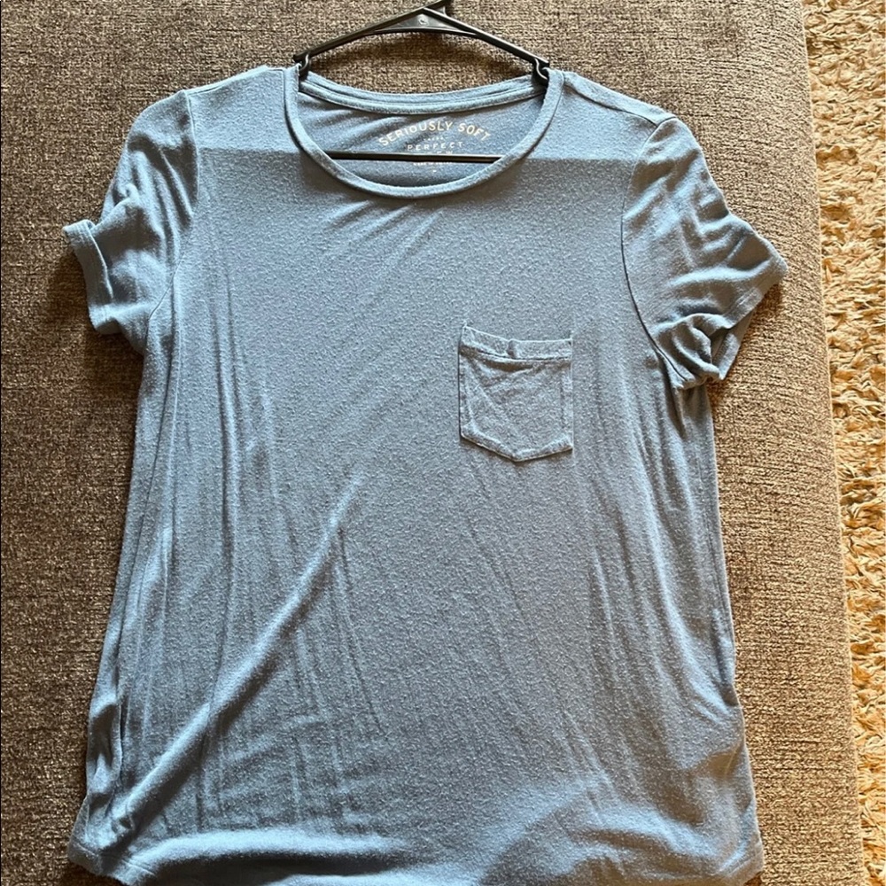 AE seriously soft crew t-shirt